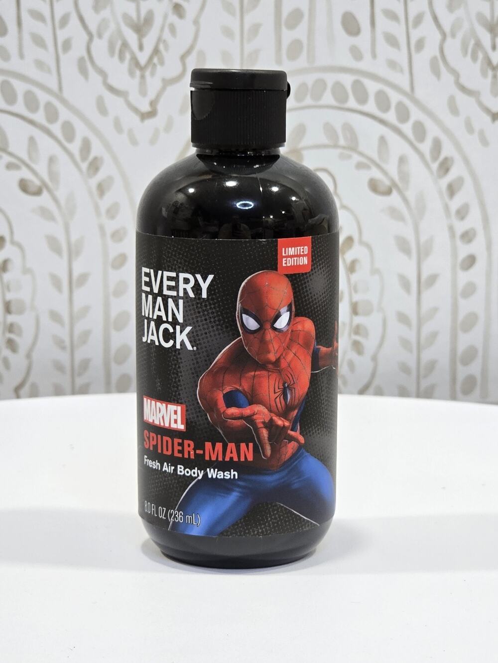 Every Man Jack +Marvel Limited Edition Fresh Air Body Wash Spider-Man 8oz